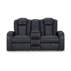 Causeuse inclinable électrique avec console – 74 larg. x 43 prof. x 43 haut.