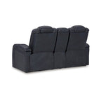 Causeuse inclinable électrique avec console – 74 larg. x 43 prof. x 43 haut.