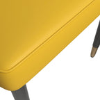 Chaises de salle à manger avec assise en tissu/cuir et pieds en bois de chêne noir