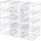 Organisateurs et accessoires de bureau avec 13 tiroirs - 12.4P x 9.84L x 7H