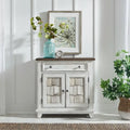 Meuble d'appoint Riverstone blanc et tabac