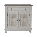 Meuble d'appoint Riverstone blanc et tabac