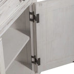 Meuble d'appoint Riverstone blanc et tabac