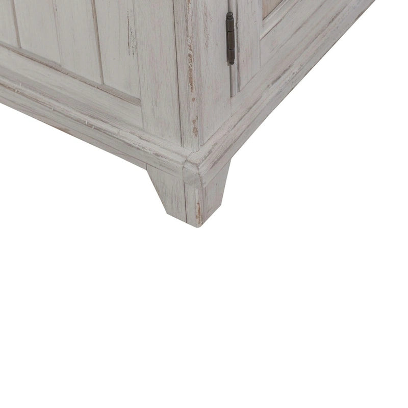 Meuble d'appoint Riverstone blanc et tabac