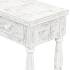 Console de style rétro pour entrée, salon ou chambre, avec 4 tiroirs de rangement et 1 étagère
