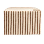 Table basse ottomane rembourrée en Kilim de laine