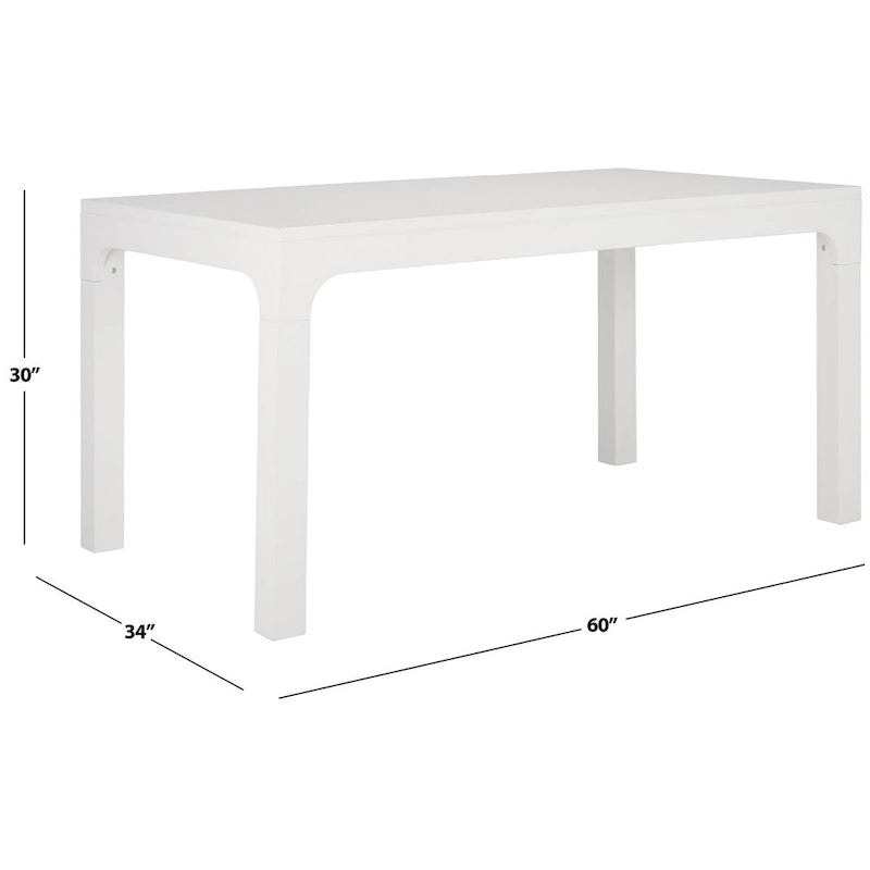 Table à manger rectangulaire – 152 cm L x 86 cm l x 76 cm H